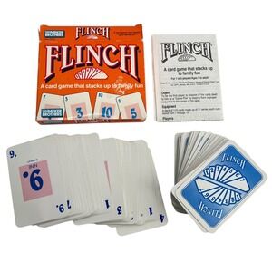Flinch Family Card Game 1988 Parker Brothers - Complete